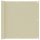 Krémszínű oxford-szövet erkélynapellenző 90 x 300 cm