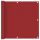 Piros oxford-szövet erkélyparaván 90 x 500 cm