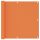 Narancssárga oxford-szövet erkélyparaván 90 x 500 cm
