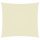Krémszínű téglalap alakú oxford-szövet napvitorla 2,5 x 3 m