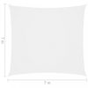 Fehér négyzet alakú oxford-szövet napvitorla 7 x 7 m