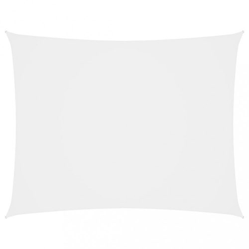 Fehér téglalap alakú oxford-szövet napvitorla 3 x 4,5 m