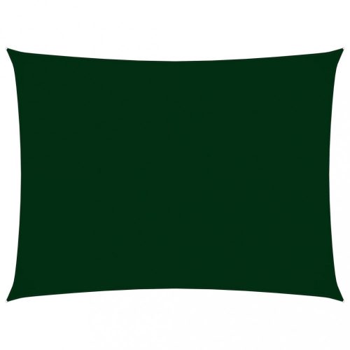 Sötétzöld téglalap alakú oxford-szövet napvitorla 2 x 4,5 m
