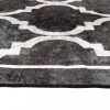 Fekete-fehér mosható csúszásgátló szőnyeg 120 x 180 cm