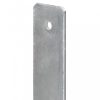 6 db ezüstszínű horganyzott acél kerítéshorgony 14 x 6 x 60 cm