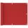 Piros HDPE erkélytakaró 75 x 300 cm