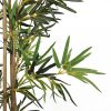 Zöld mű bambuszfa 552 levéllel 120 cm